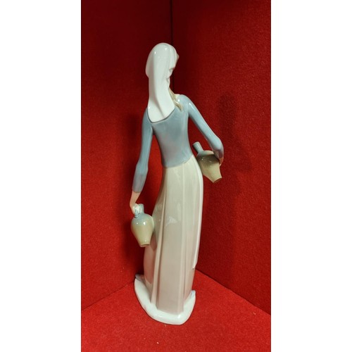 172 - Lladro Lady Figure with Water Jugs