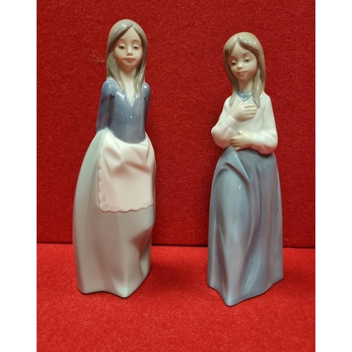 174 - Lot of 2x Nao Girl Figures