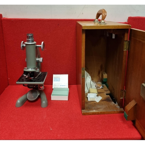 238 - Cased Microscope