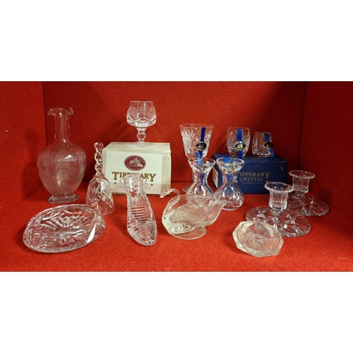 251 - Collection of Cut Glass including Tipperary Crystal etc.