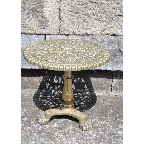 297 - Brass Trivet Table/Stand

Height 28cm