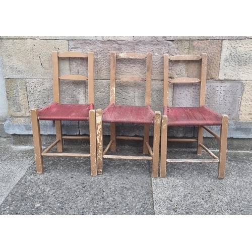 304 - Lot of 3x Sugan Dining Chairs