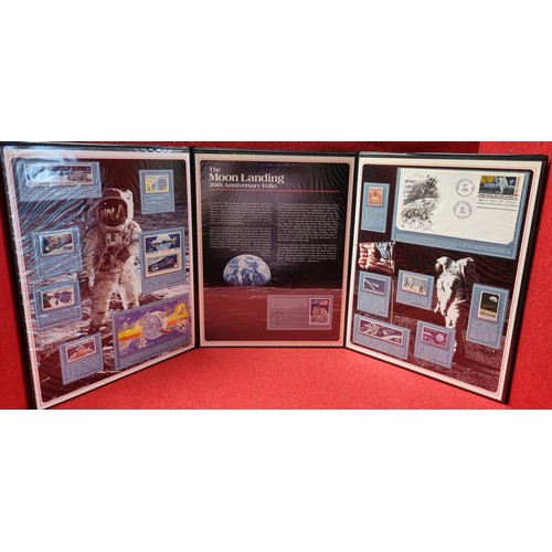 460 - The Moon Landing 20th Anniversary Folio Stamp Collection