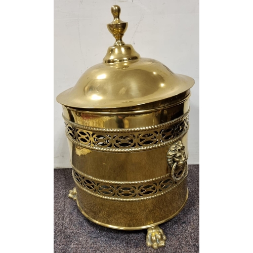 284 - Brass Coal Bucket  (no liner)