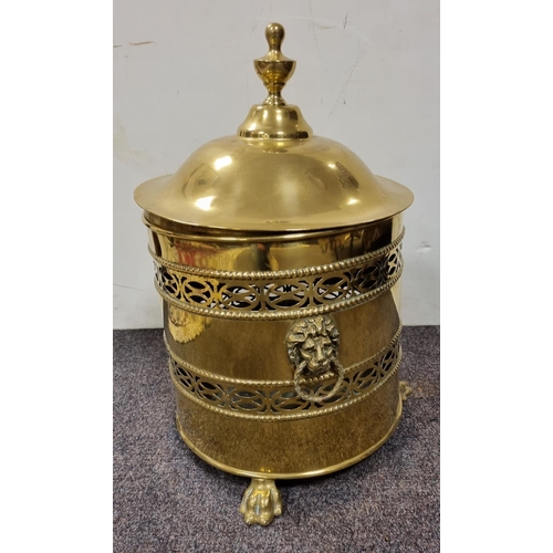 284 - Brass Coal Bucket  (no liner)