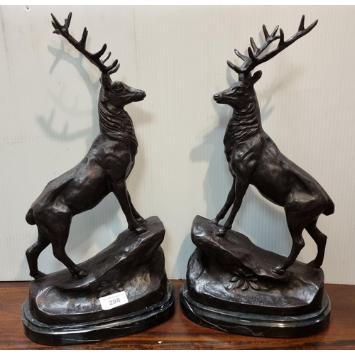 298 - Pair of Stag Ornaments

Height 43cm