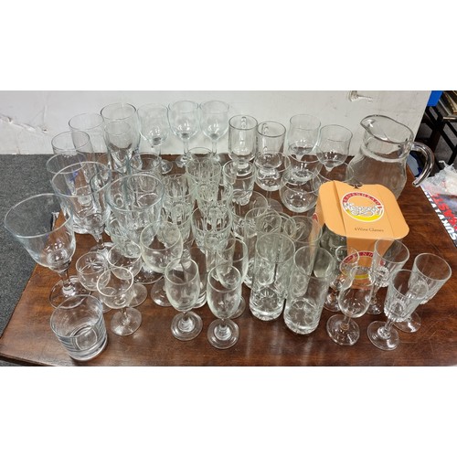 252 - Assorted Lot of Drinking Glasses etc.