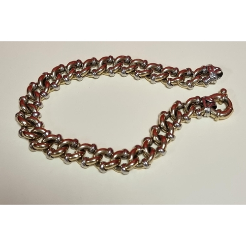 562 - 14k (Marked 585 Italy)  Bracelet  22.1g