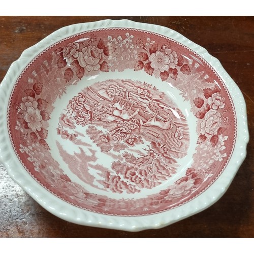 558 - Collection of Adams dinnerware