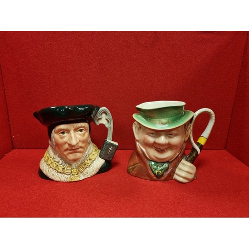 259 - Lot of 2x Toby Jugs Royal Doulton Sir. Thomas More and Beswick ware