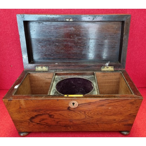 666 - Rosewood Tea Caddy