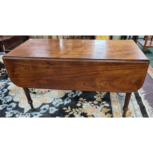 735 - Mahogany Drop Leaf Table