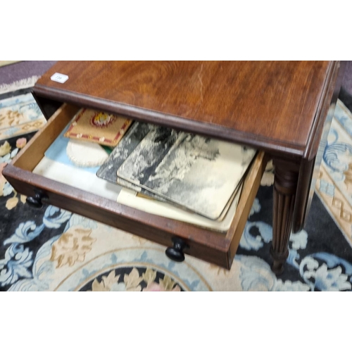 735 - Mahogany Drop Leaf Table