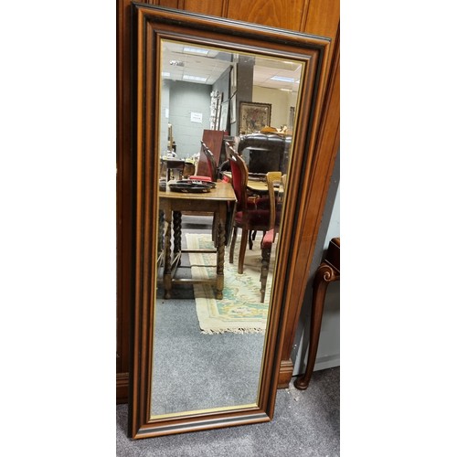 278 - Mahogany Framed Wall Mirror