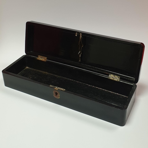 69 - Japanese Lacquered Glove Box with bird decoration

L:28 x W:9cm