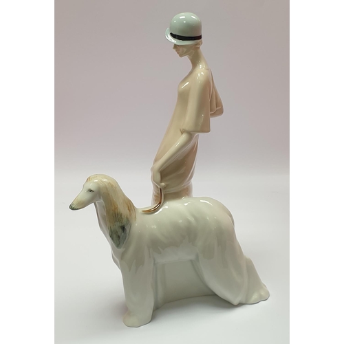 52 - Royal Doulton Lady and Dog - 