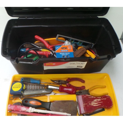 880 - Toolbox with Assorted Tools