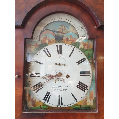 12 - Victorian Mahogany Long Case Clock with Rolling Moon Face, complete

H:222 x W:64 x D:26cm


H:223 x... 