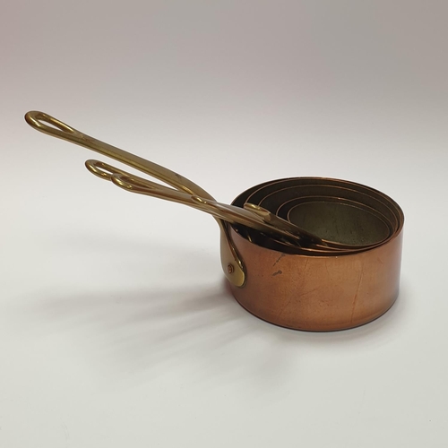 10 - Miniature Stacked Copper Pots