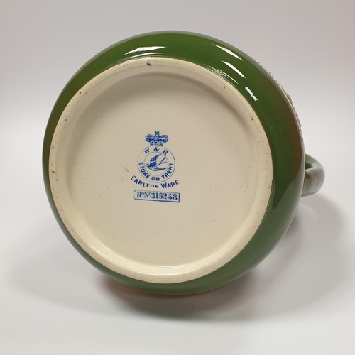 30 - Carltonware Ceramic Pitcher with relief detail
