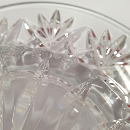 38 - Pair of Waterford Crystal Candle Holders, Diameter 20cm