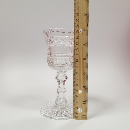 39 - Waterford Crystal Engraved Goblet / Trophy