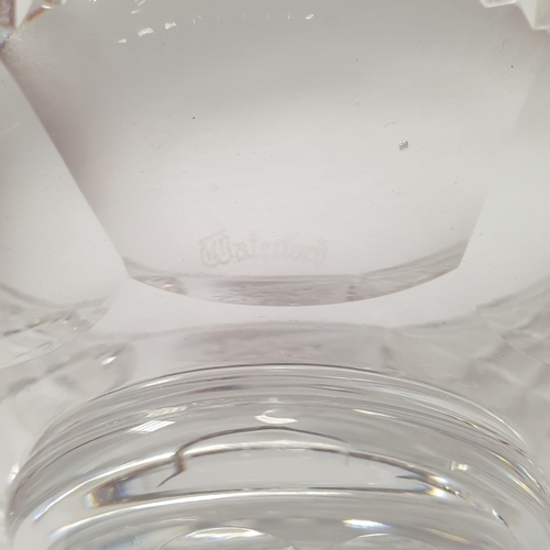 41 - Waterford Crystal Footed Bowl, H:20 x D:24cm