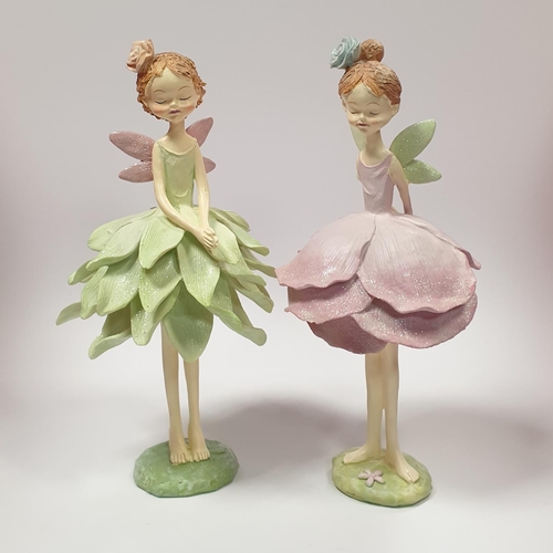 42 - Two Fairy Figures & Modern Picture