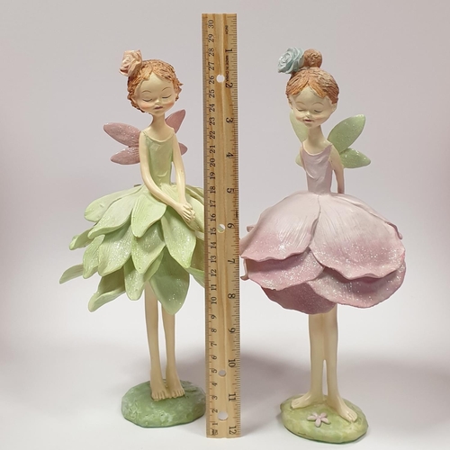 42 - Two Fairy Figures & Modern Picture