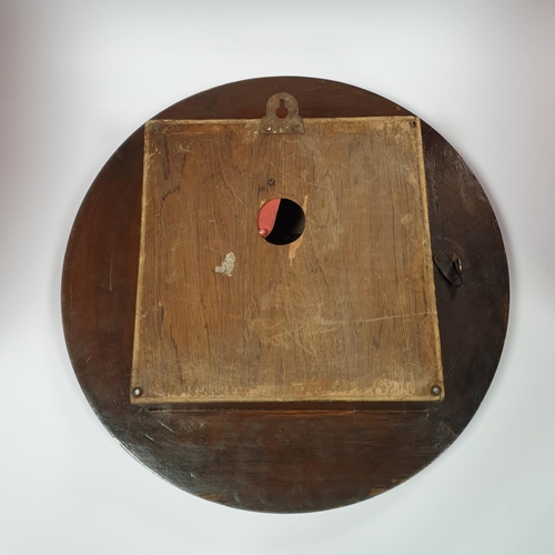 116 - London Schoolhouse Clock, Diameter 40cm