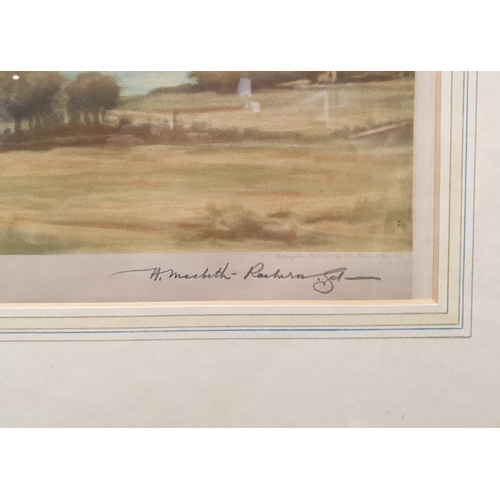 644 - Framed Signed Engraving