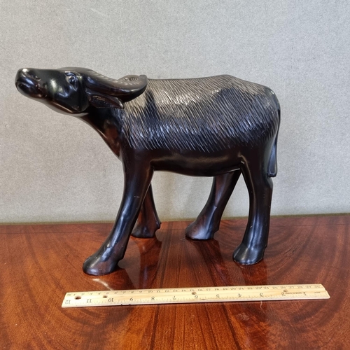 5 - Water Buffalo Ornament - Ebony , Height 28cm