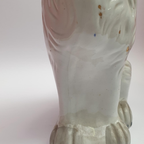 13 - Pair of Staffordshire Dogs, 31cm high