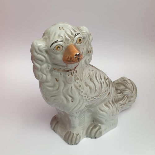 13 - Pair of Staffordshire Dogs, 31cm high