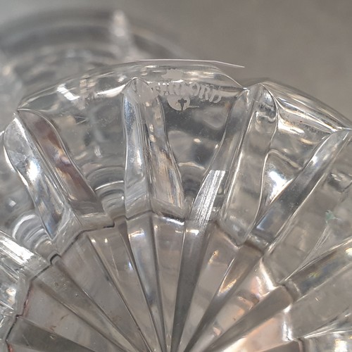 46 - 2x Waterford Crystal Vases, Height 20.5cm & 23cm
