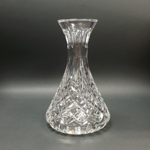 46 - 2x Waterford Crystal Vases, Height 20.5cm & 23cm