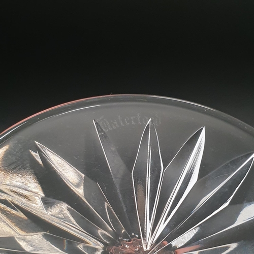 49 - Six Waterford Crystal Wine Glass, (one with minor chip on rim - see photo), Height 16cm