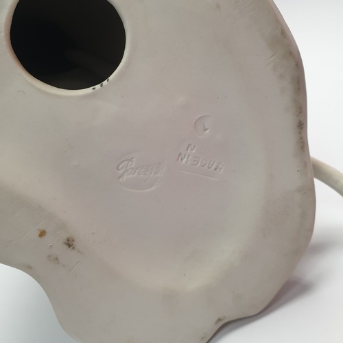 7 - Porcelain Lamp, height 42cm