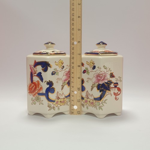 41 - Mason Mandalay Ginger Jars and Lids, height 16cm