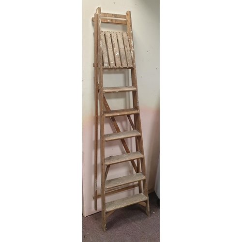 114 - Wooden Painter's Ladder