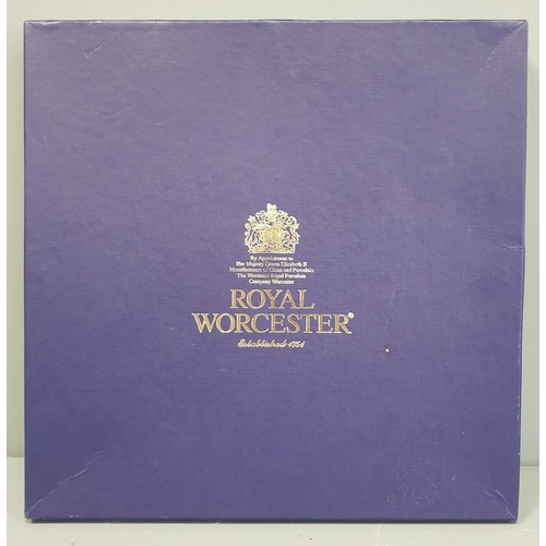 19 - Royal Worcester Millennium Plate, Boxed