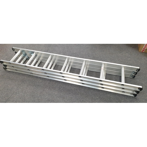 312 - 2M Triple Compact Extension Ladder. 4.73M Fully Extended 4.73M