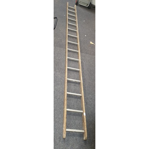 313 - Wooden 15 Step Ladder