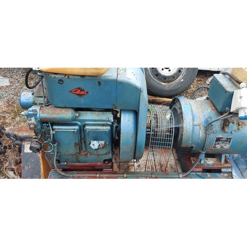 336 - 7.5 KVA 2 Cylinder Petter Diesel Generator (online viewing only)