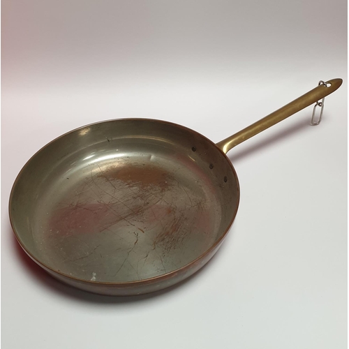 116 - Three Zinc-Lined Copper Pans