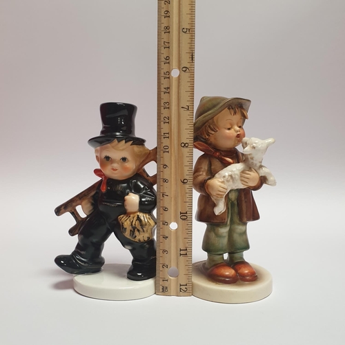 164 - Two Hummel Figures - Lost Sheep & Chimney Sweep