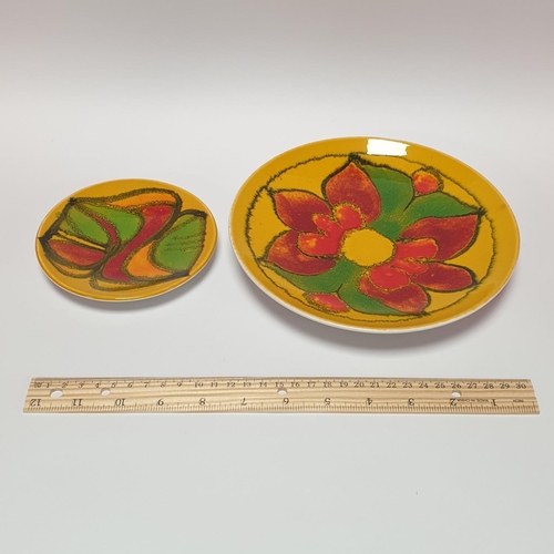 168 - Two Poole Pottery Plates, Diameter of Largest 20cm