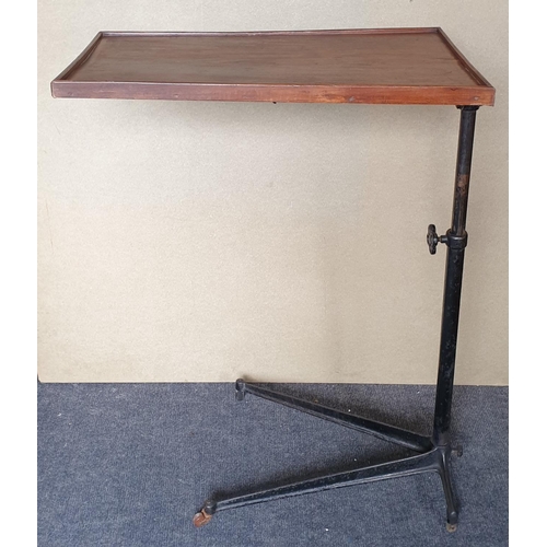 Adjustable Vintage Tray Table / Music Stand, L63 x W38cm