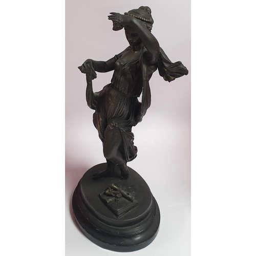 80 - Cast Metal figure, Height 45cm