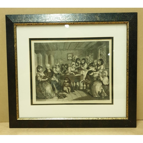 90 - Pair of Black and White Framed Engravings, H:42 x W:47cm